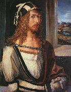 Albrecht Durer Self Portrait with Gloves oil painting reproduction